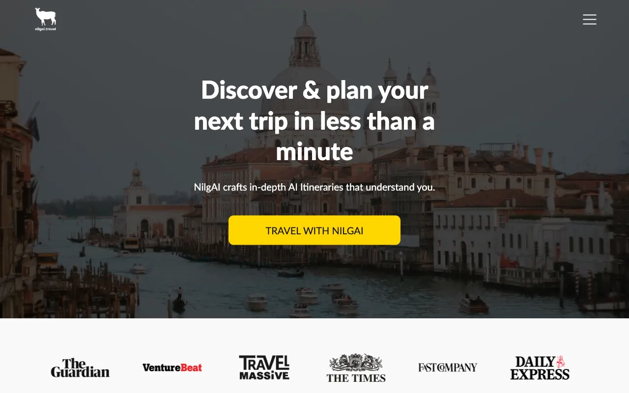 NilgAI Travel — preview screenshot