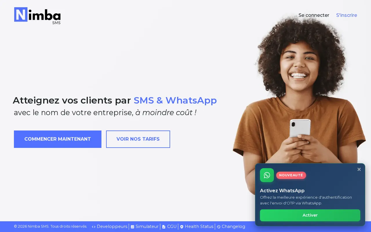 NIMBA SMS — preview screenshot