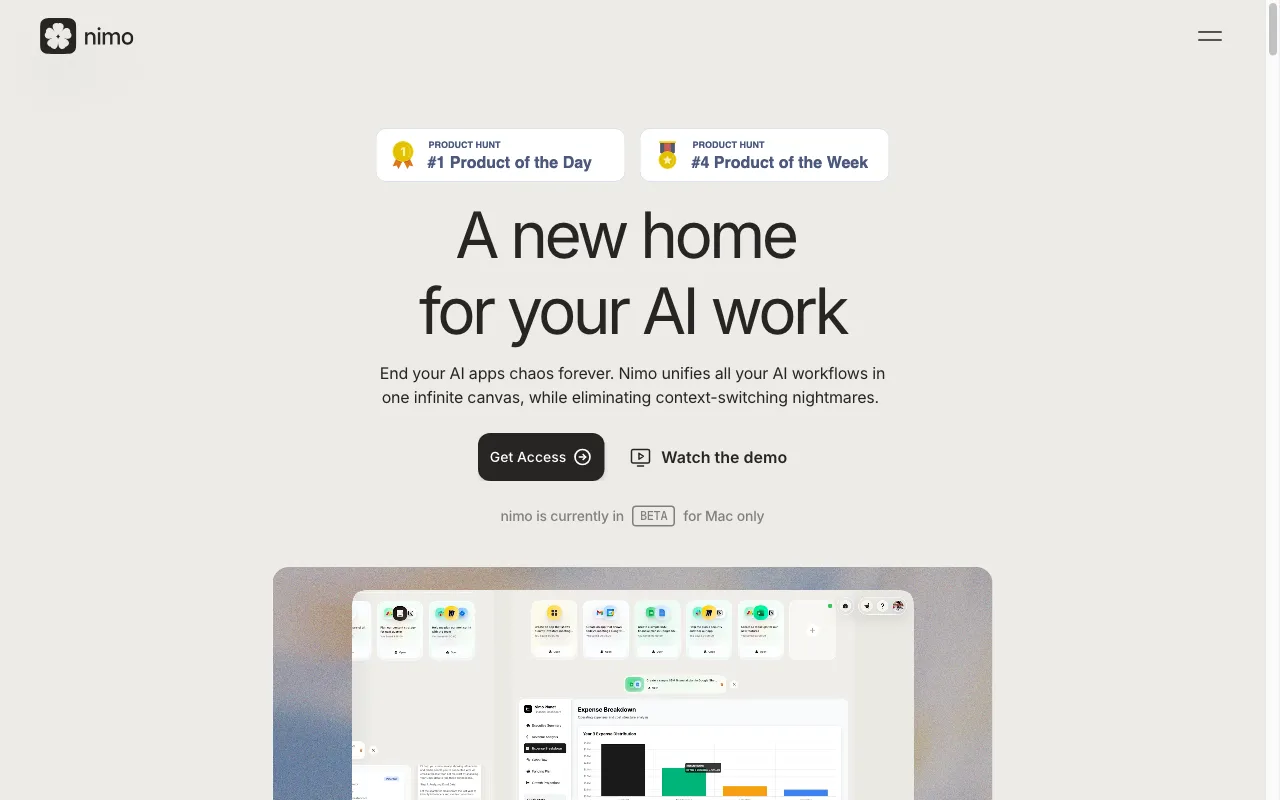 Nimo — preview screenshot