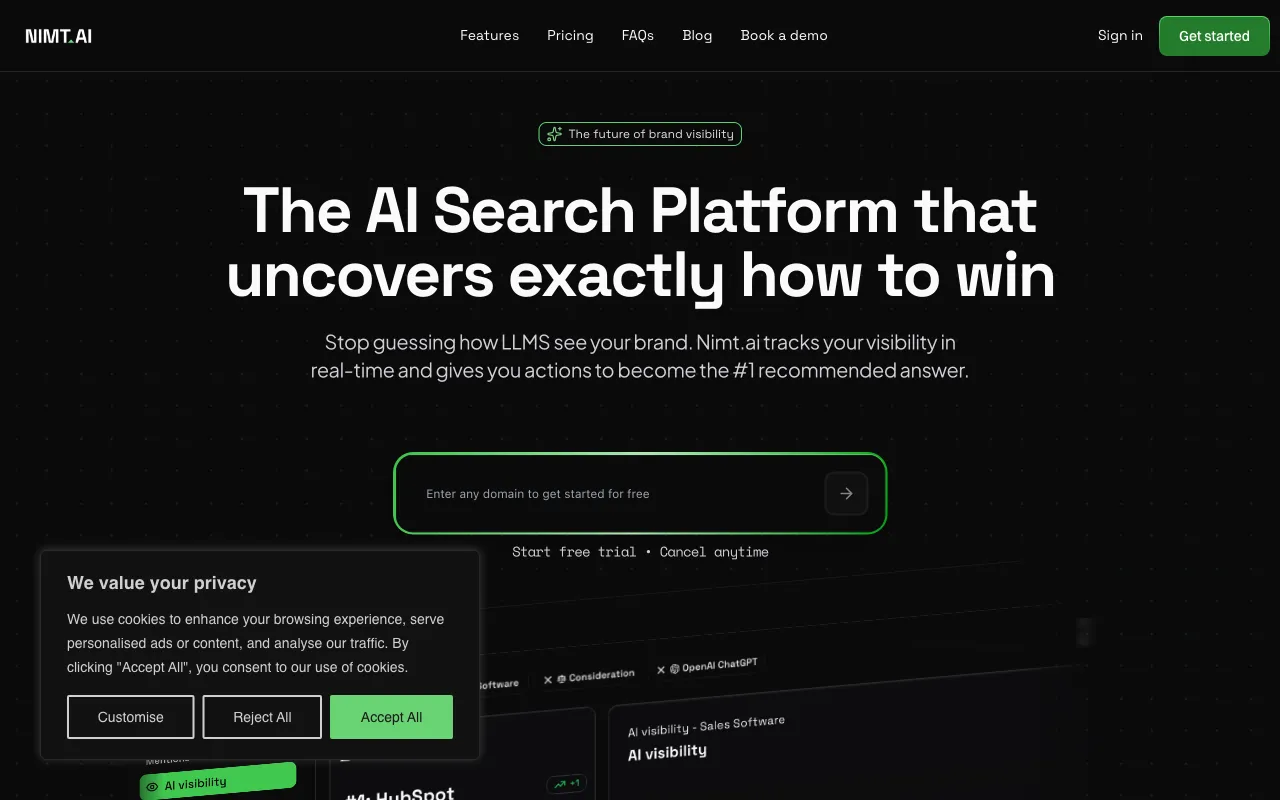 Nimt.ai — preview screenshot