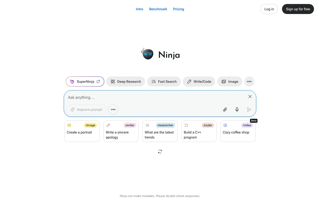 Ninja AI — preview screenshot