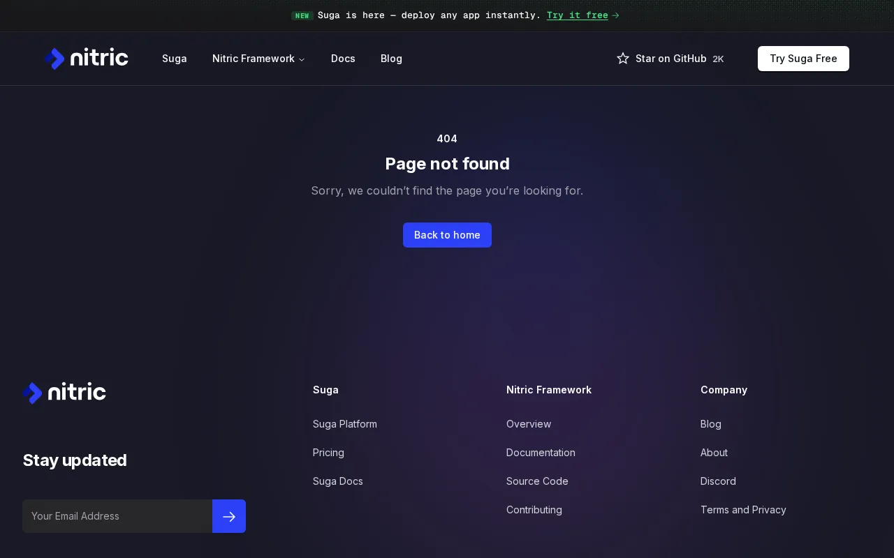 Nitric Deploy — pricing page