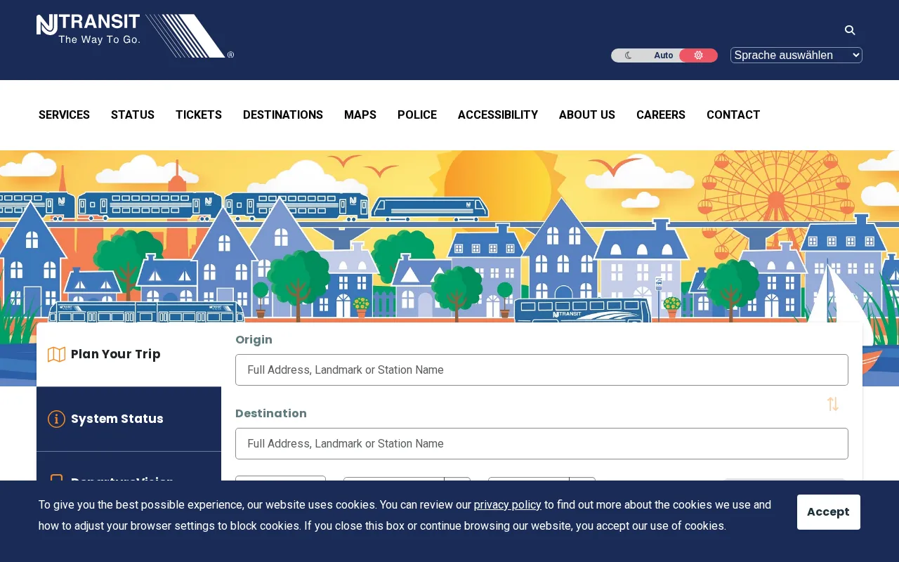 NJ TRANSIT — preview screenshot