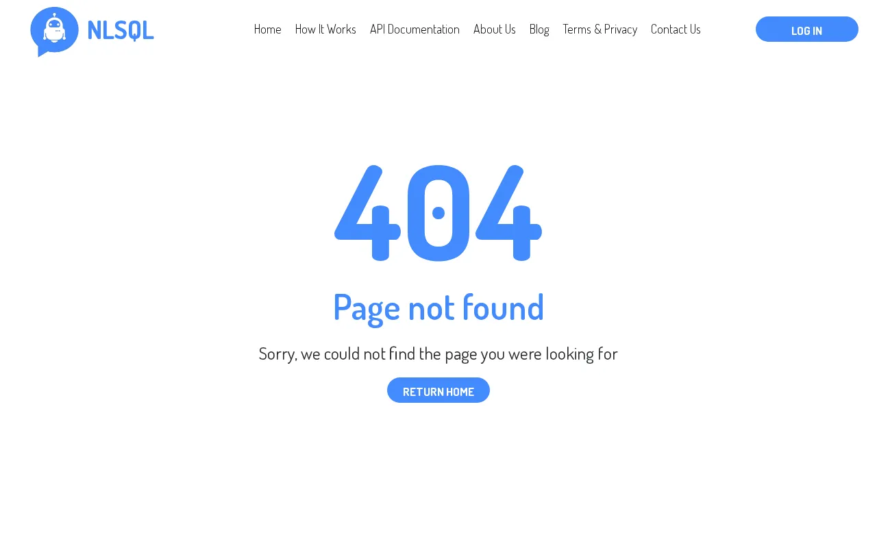 NLSQL Bot — pricing page