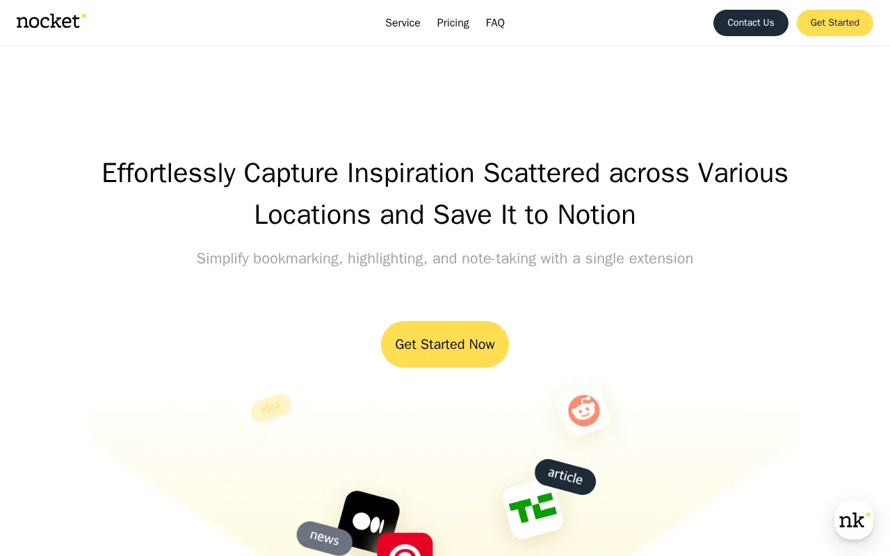 Nocket — preview screenshot