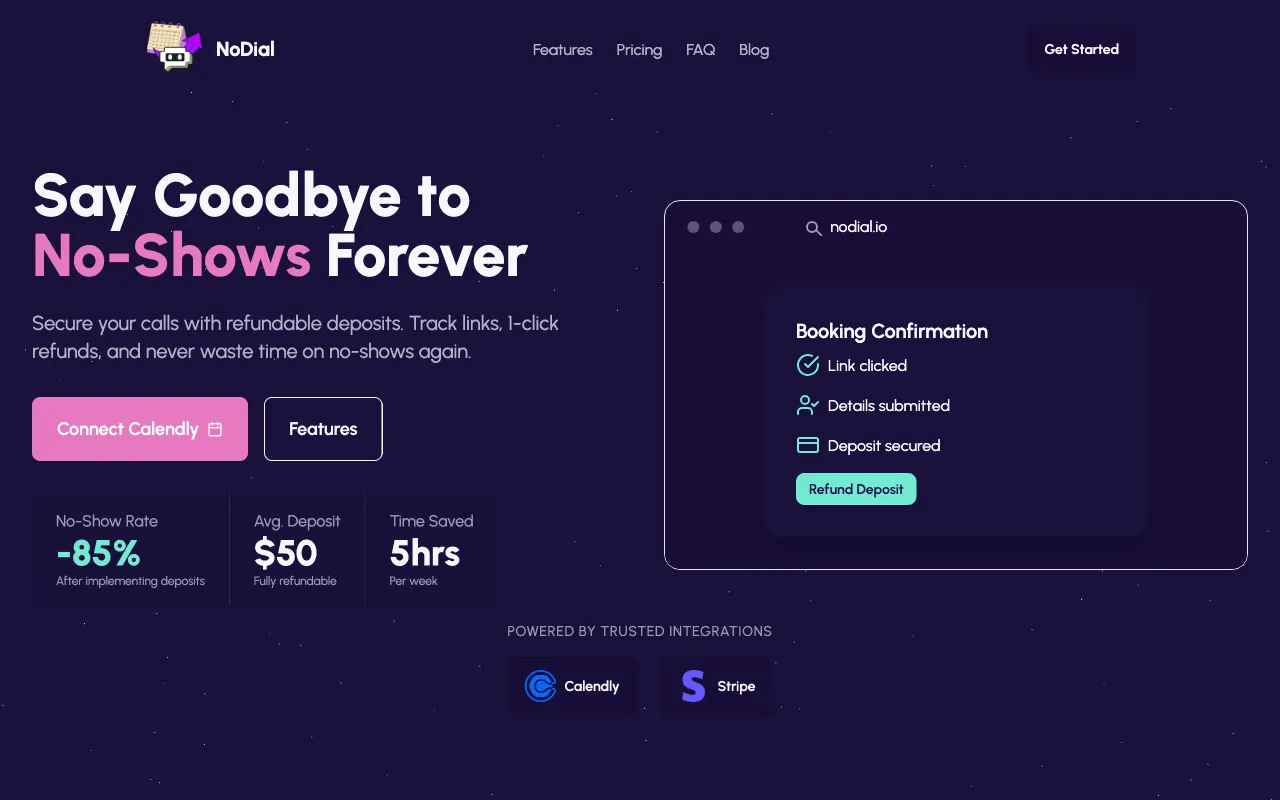 NoDial.io — preview screenshot