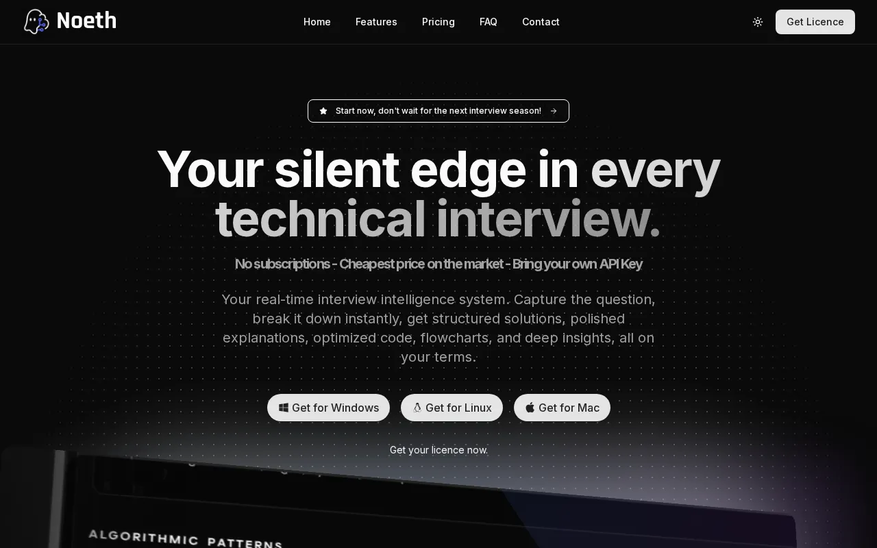Noeth — preview screenshot