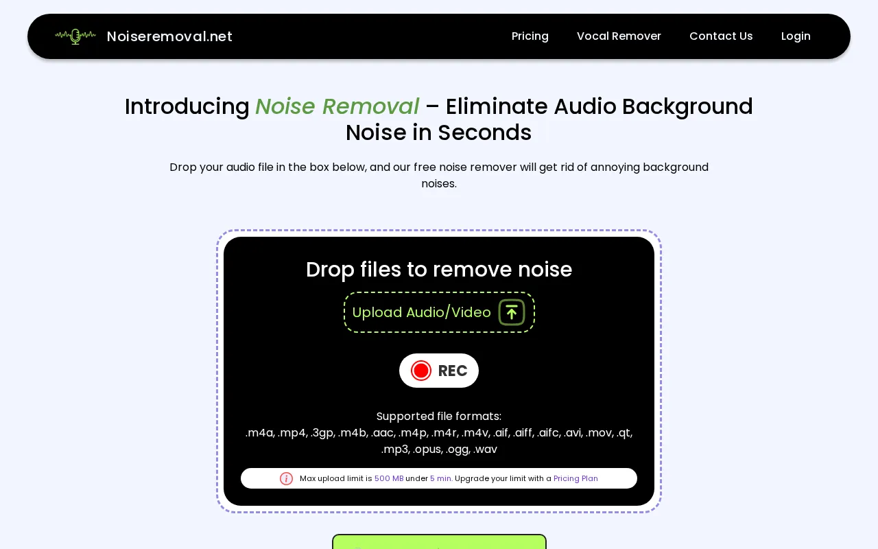 Noise Remover — preview screenshot