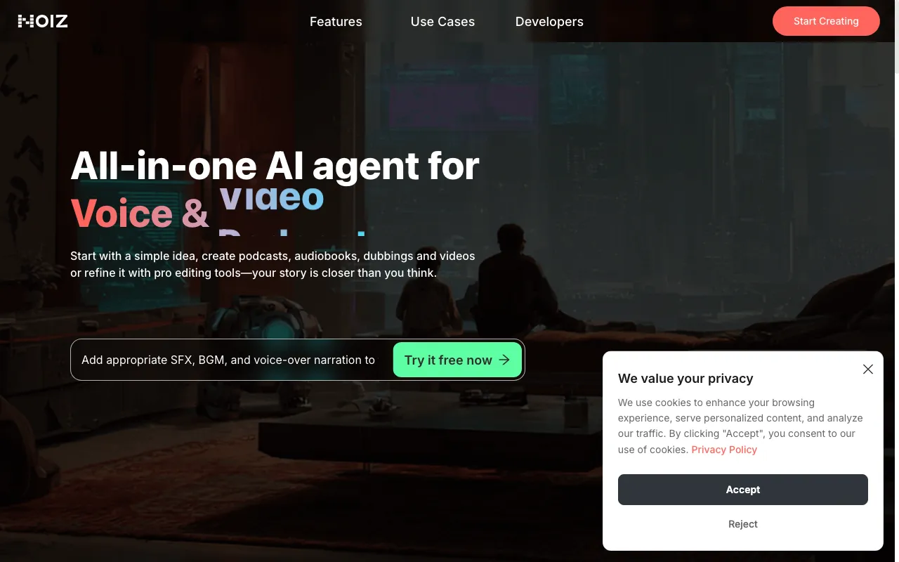 Noiz Agent — preview screenshot