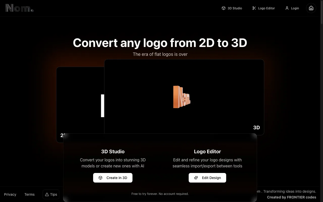nom3d.studio — preview screenshot