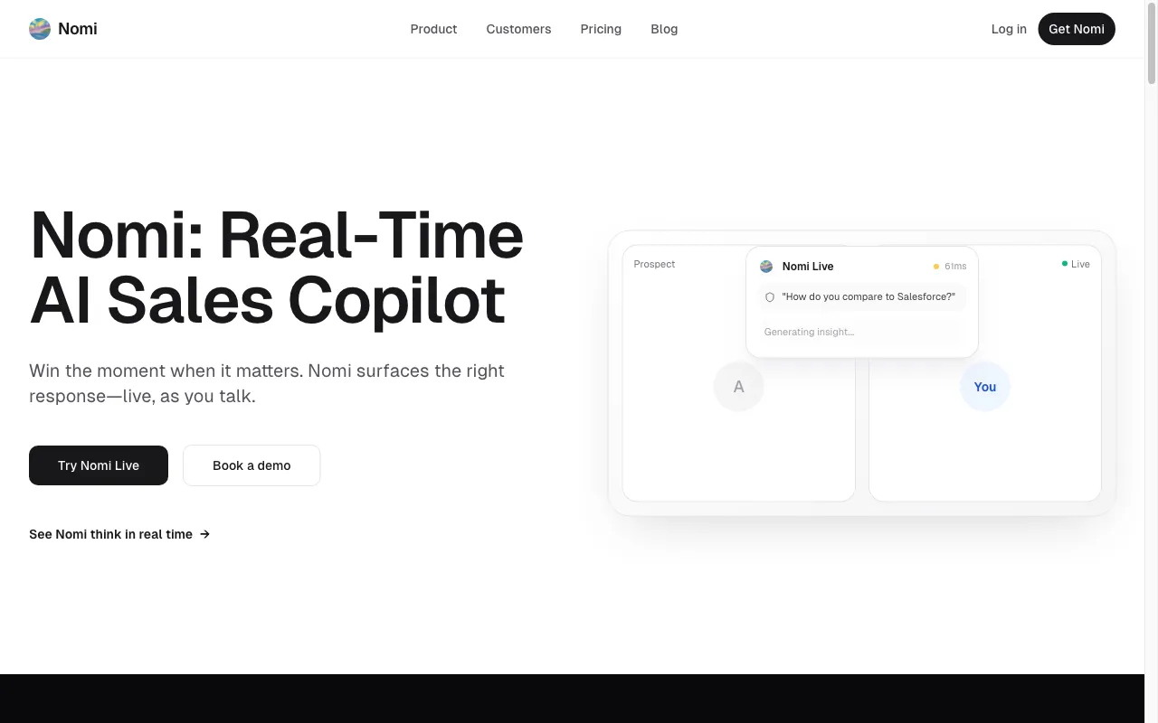Nomi — preview screenshot