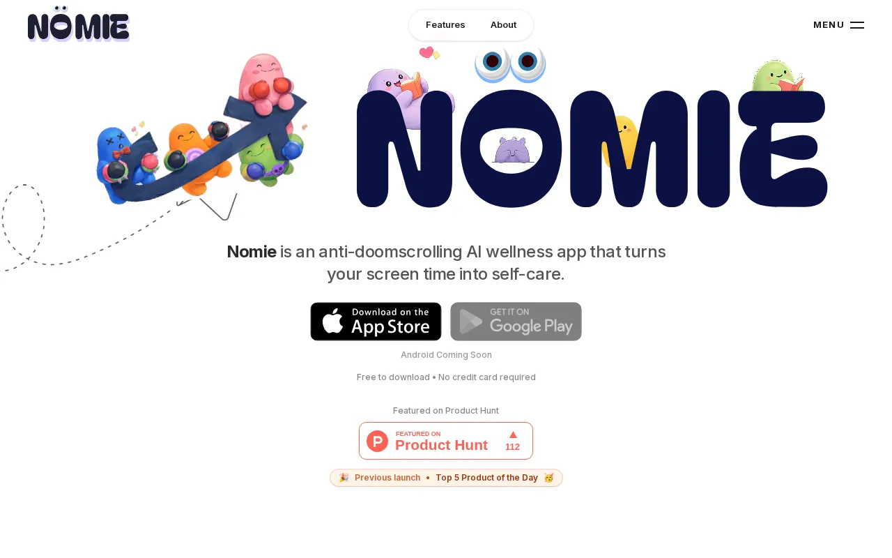 Nomie — preview screenshot