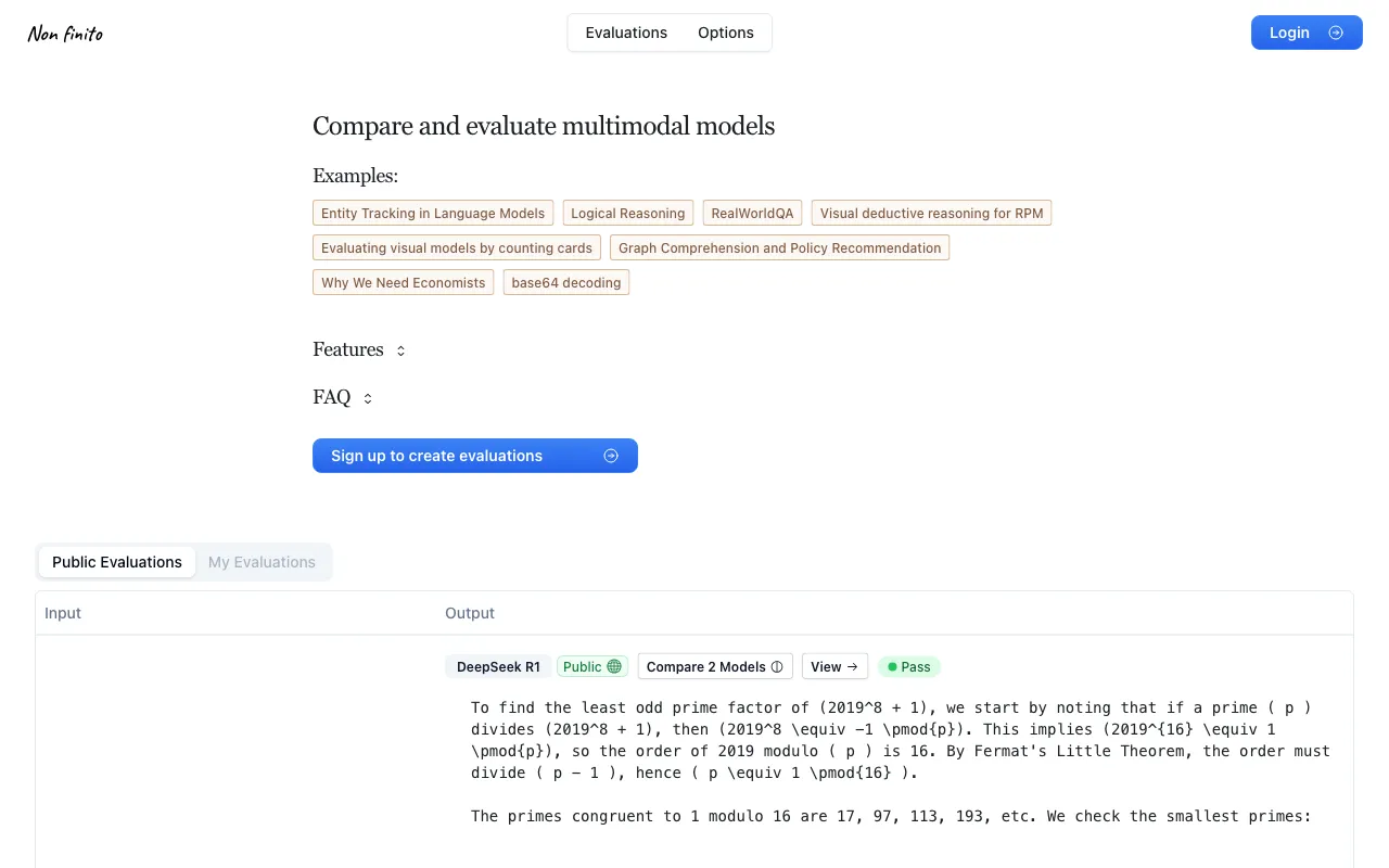 Non finito — preview screenshot
