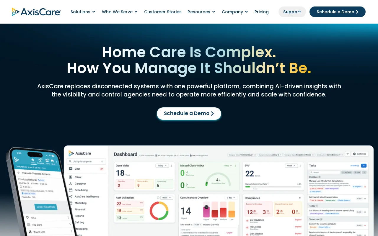 AxisCare — preview screenshot