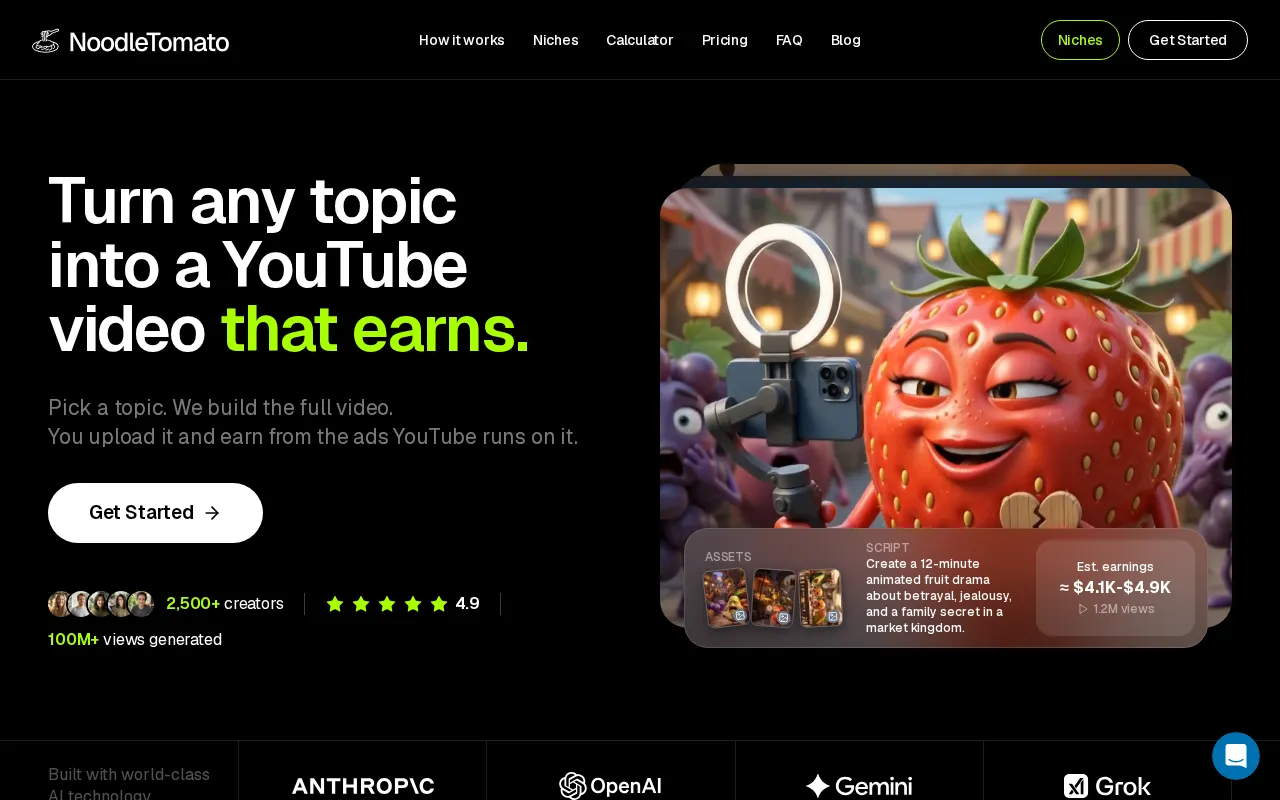Noodle Tomato — preview screenshot