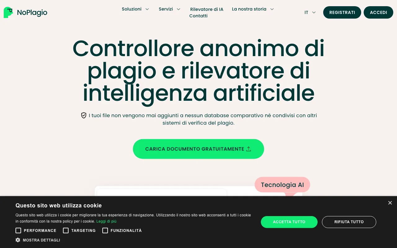 NoPlagio — preview screenshot