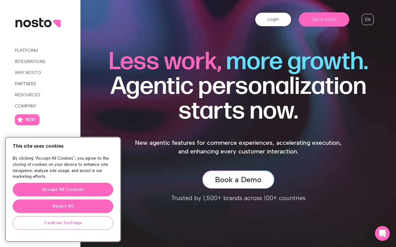 Nosto — preview screenshot