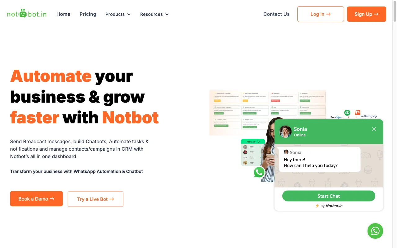 NotBot — preview screenshot