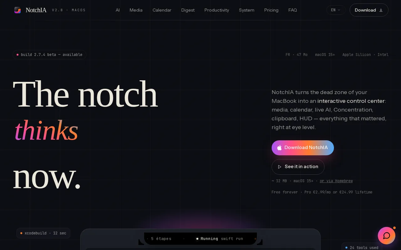 NotchIA — preview screenshot