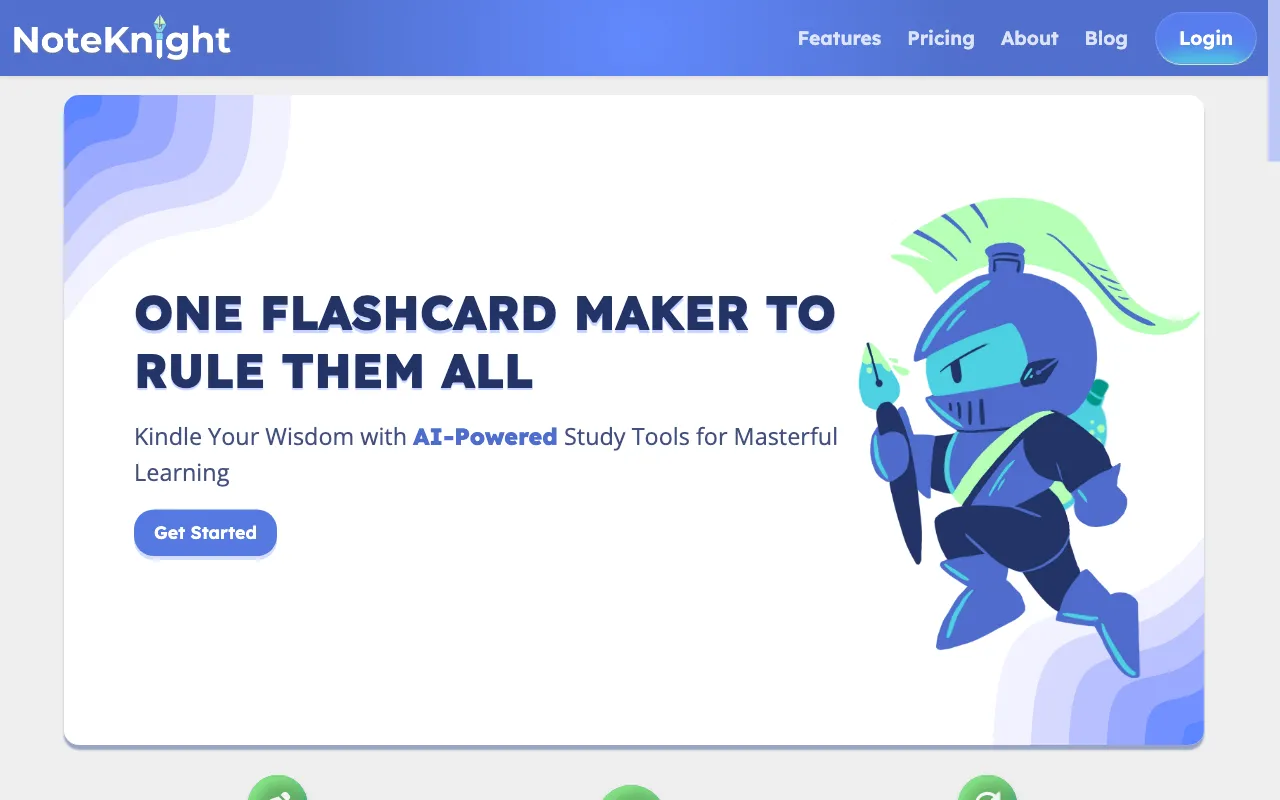 NoteKnight — preview screenshot