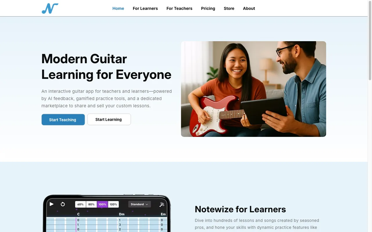 Notewize — preview screenshot