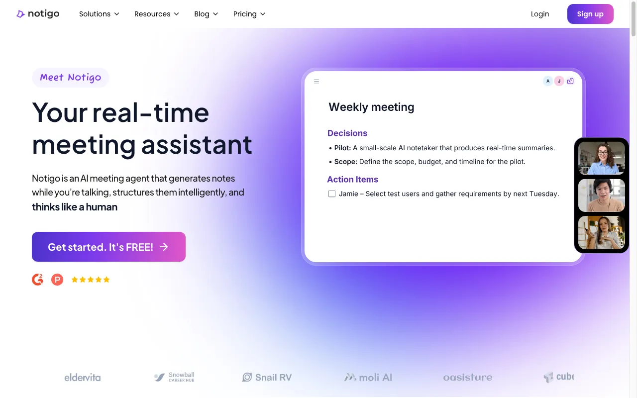 notigo.ai — preview screenshot