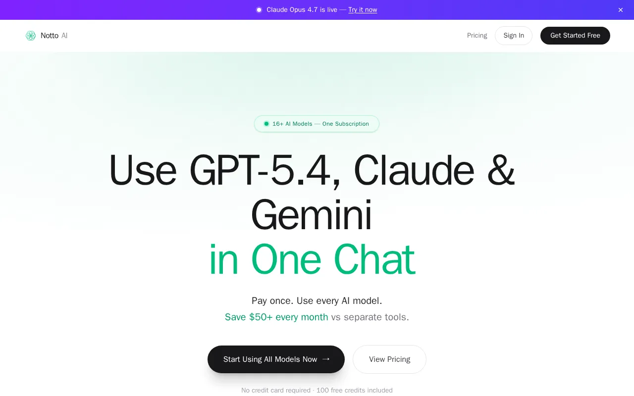Notto AI — preview screenshot