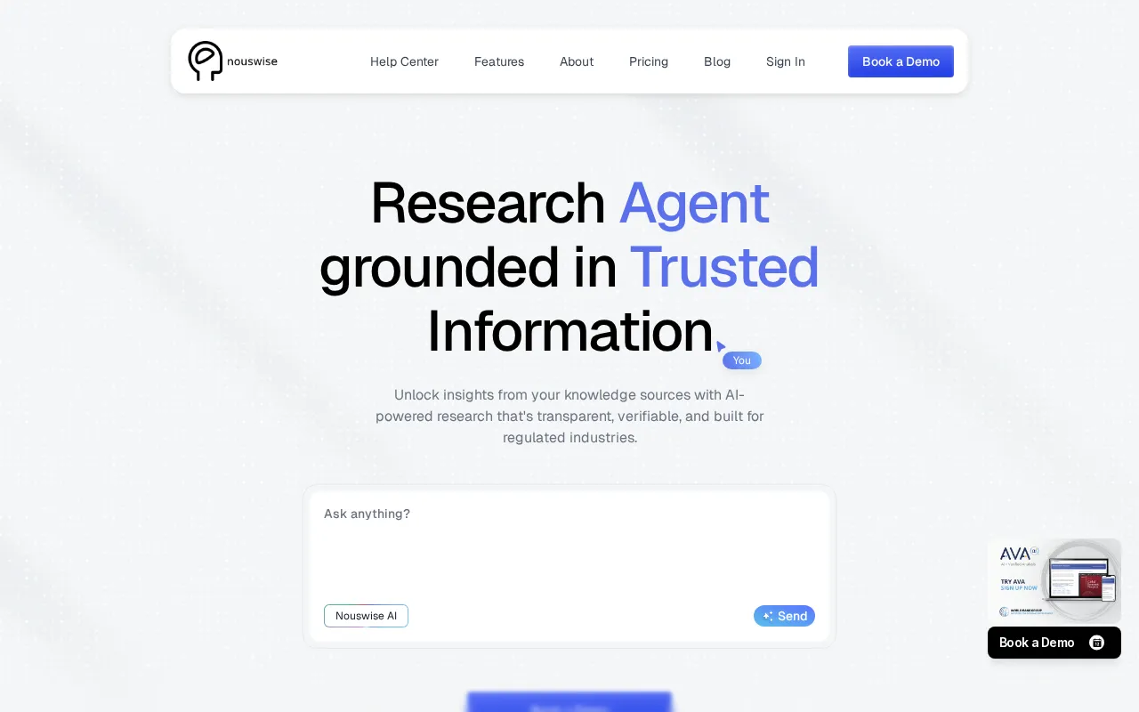 Nouswise — preview screenshot