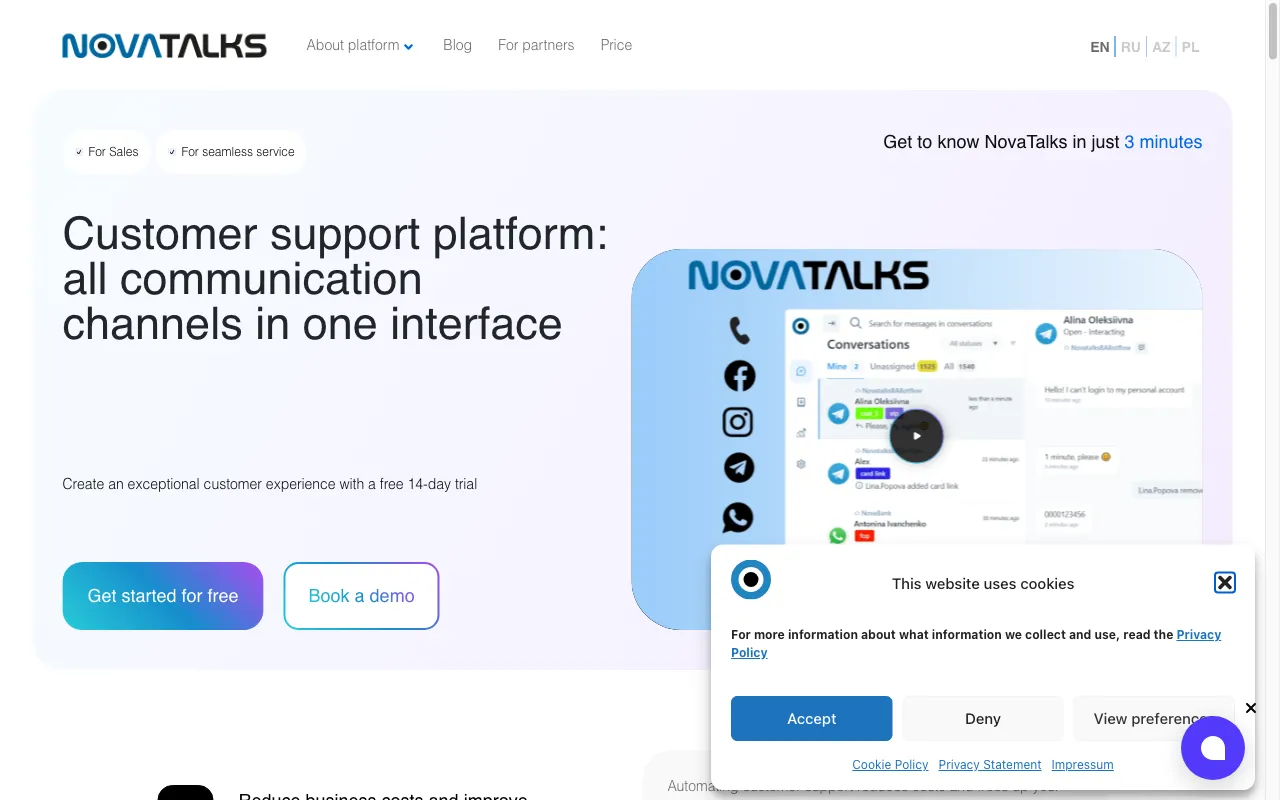 NovaTalks — preview screenshot