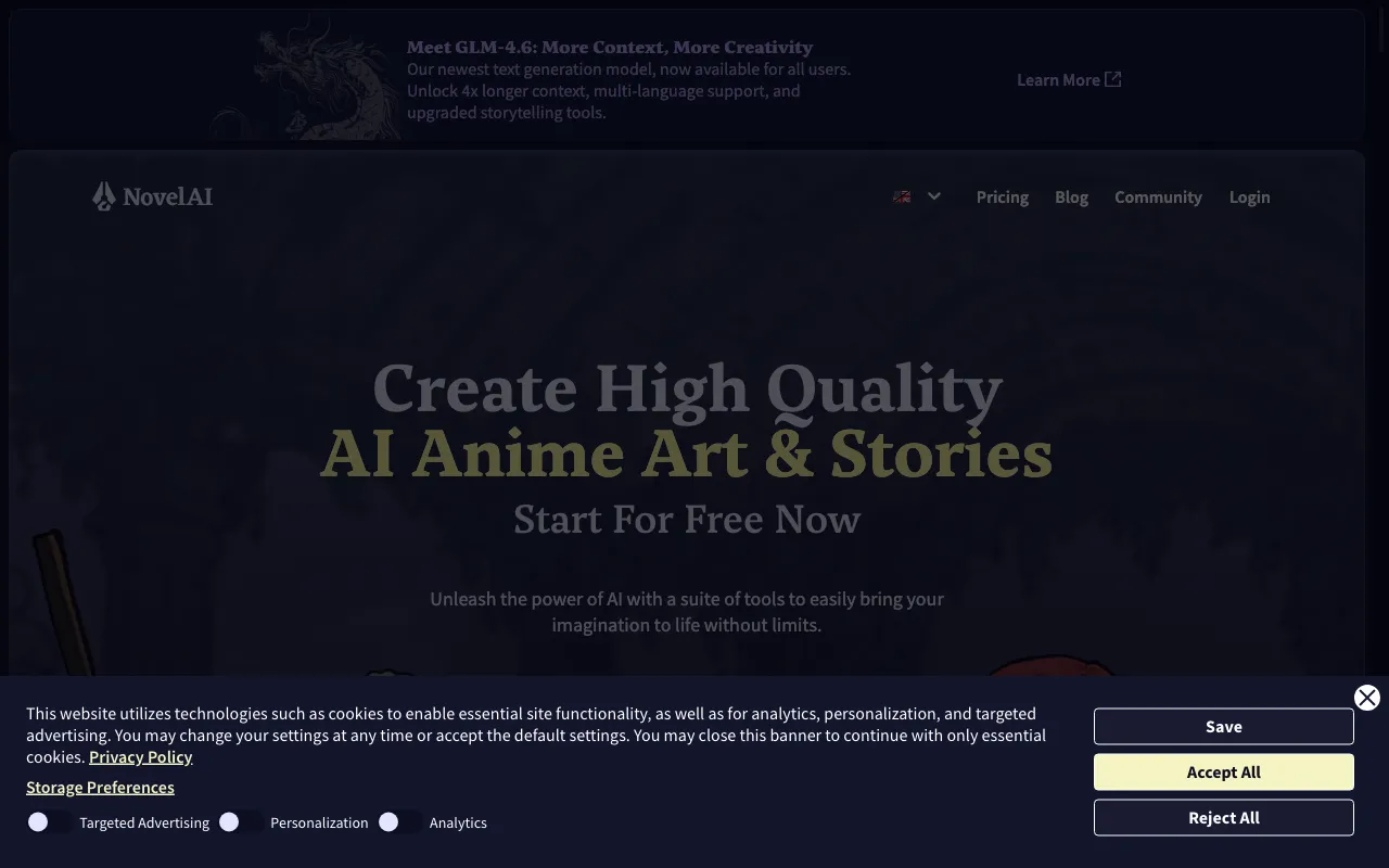 NovelAI — preview screenshot