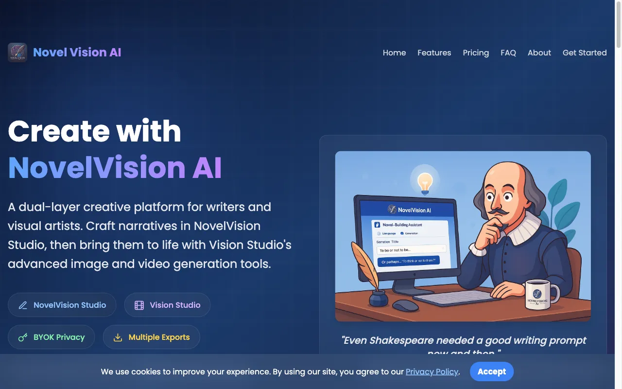 NovelVision AI — preview screenshot