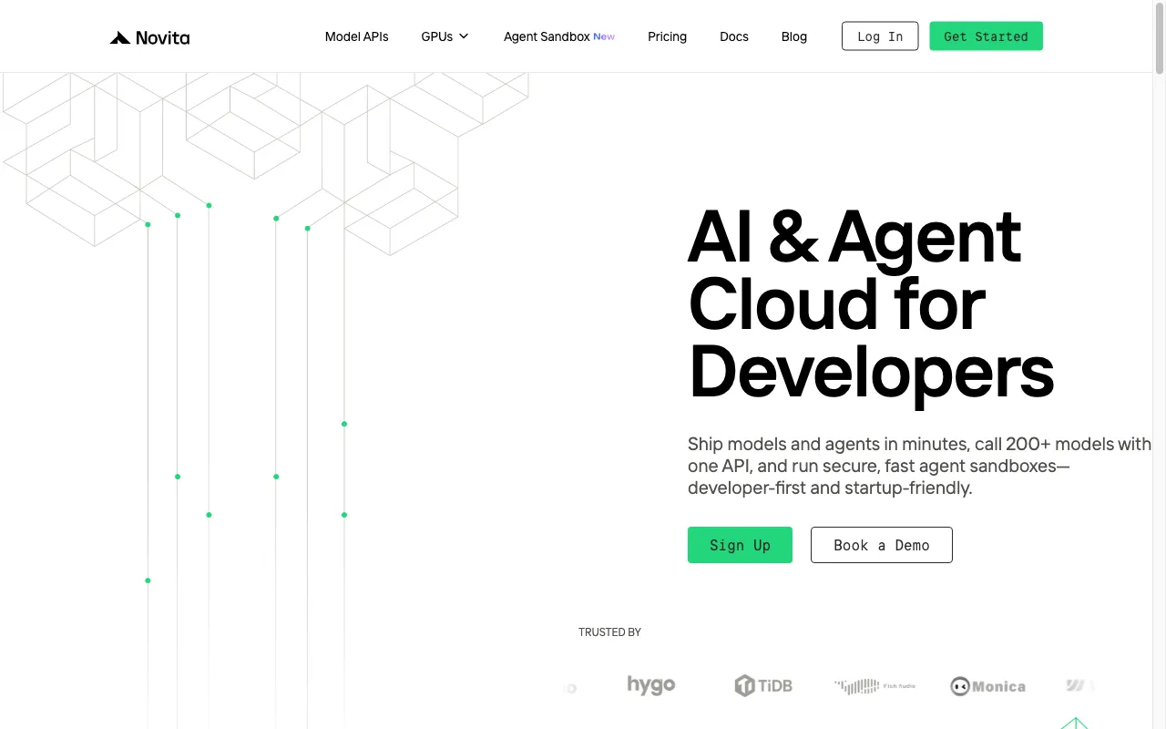 novita.ai — preview screenshot