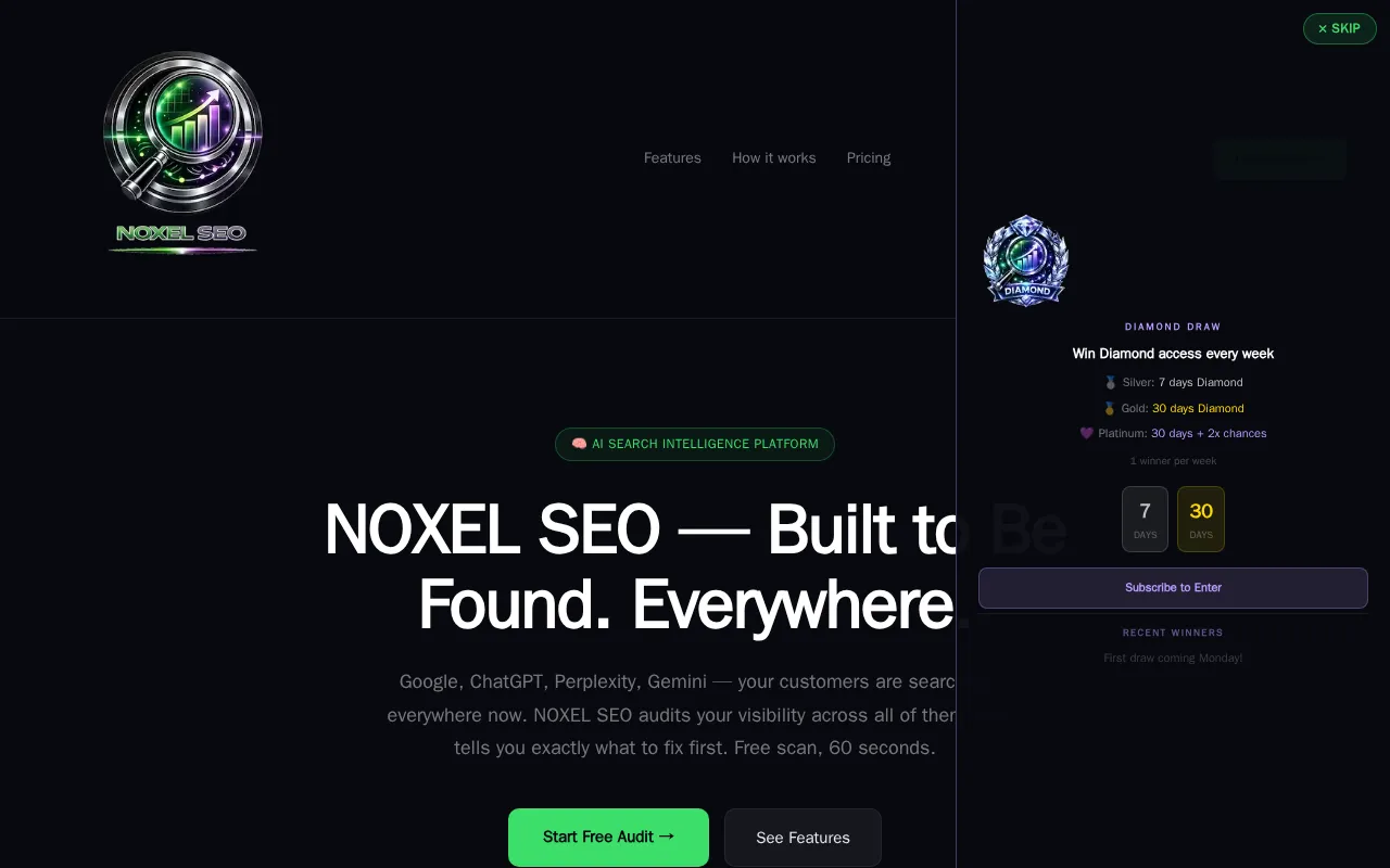 Noxel SEO — preview screenshot