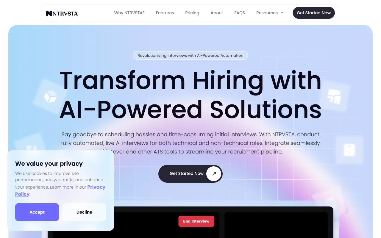 NTRVSTA — preview screenshot