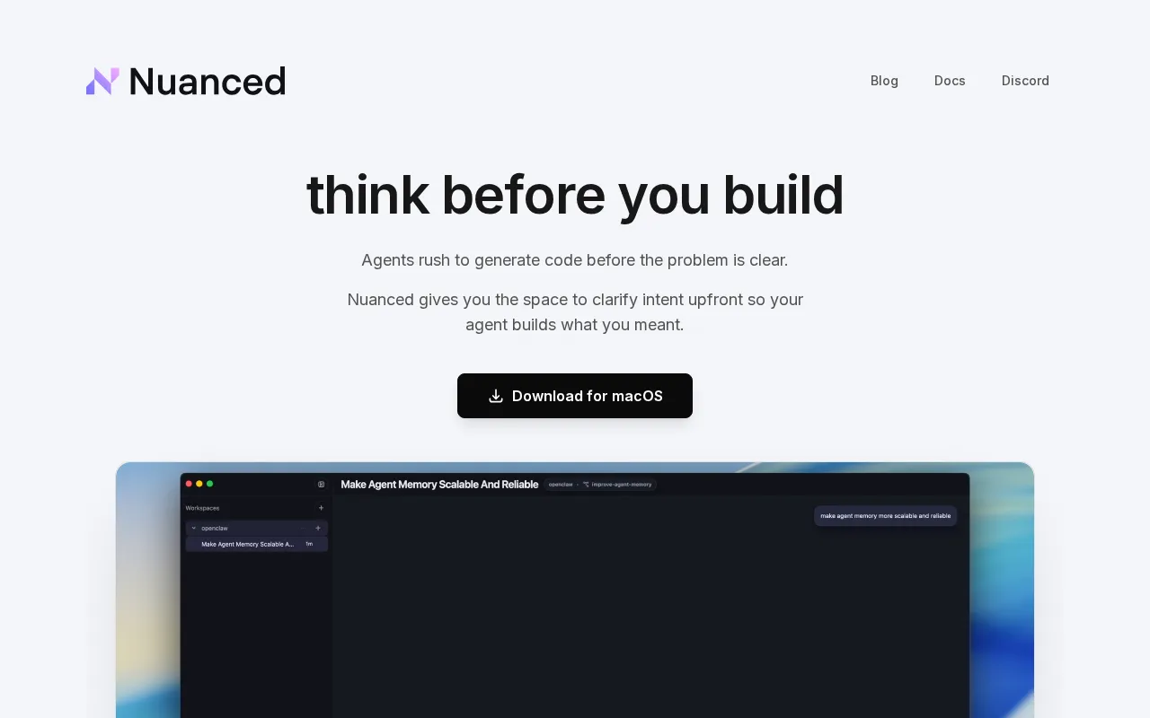 Nuanced — preview screenshot