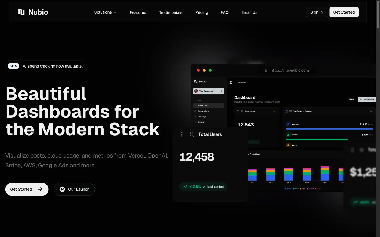 Nubio — preview screenshot