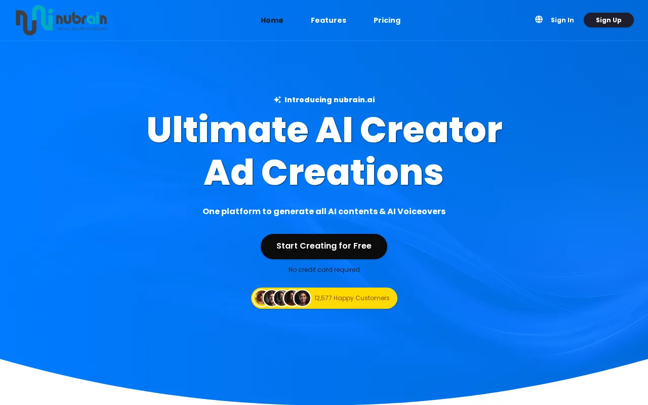 nubrain.ai — preview screenshot
