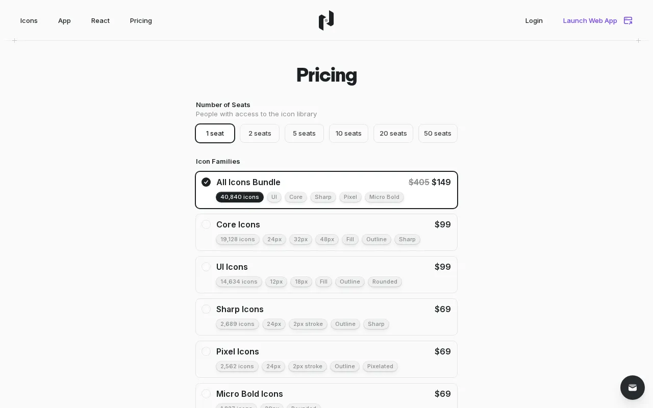 NucleoApp — pricing page