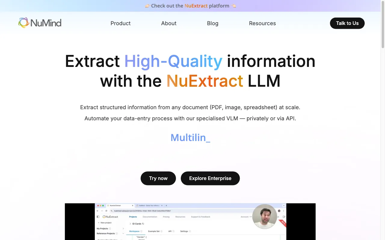 NuMind — preview screenshot