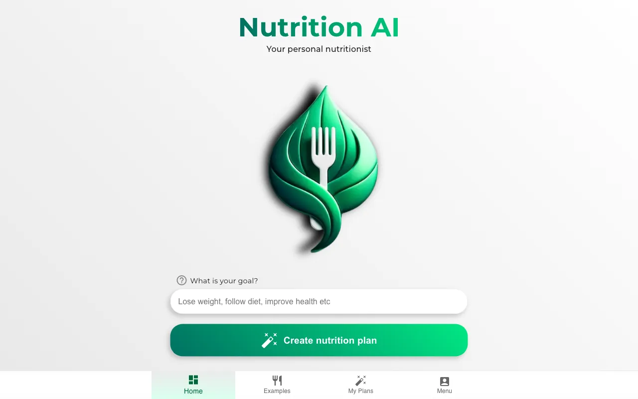 Nutrition AI — preview screenshot