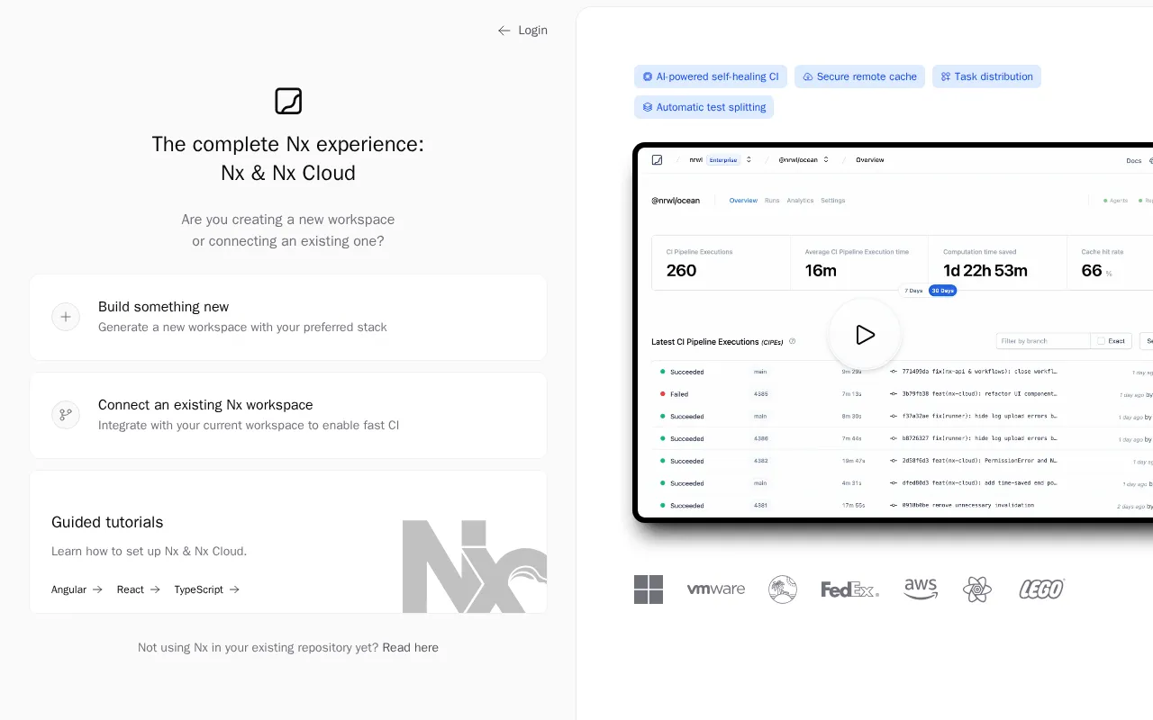 Nx Cloud — preview screenshot