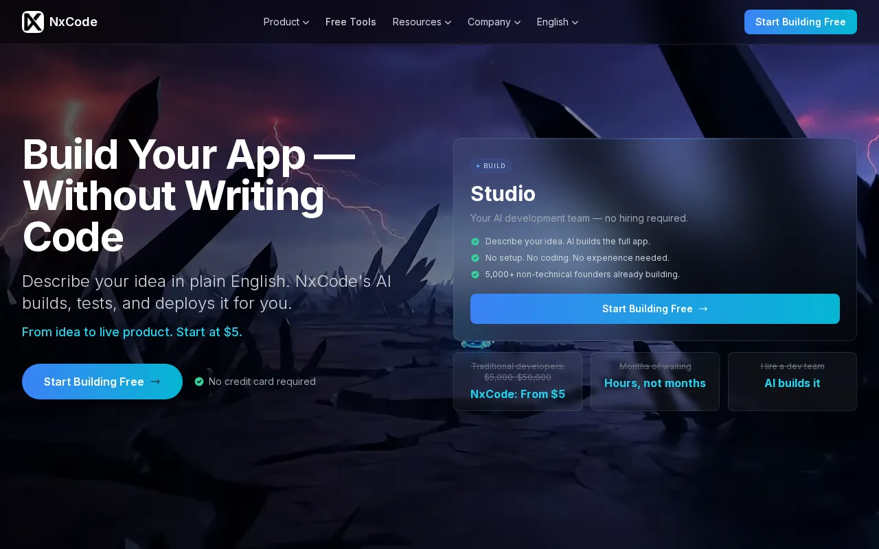 NxCode — preview screenshot