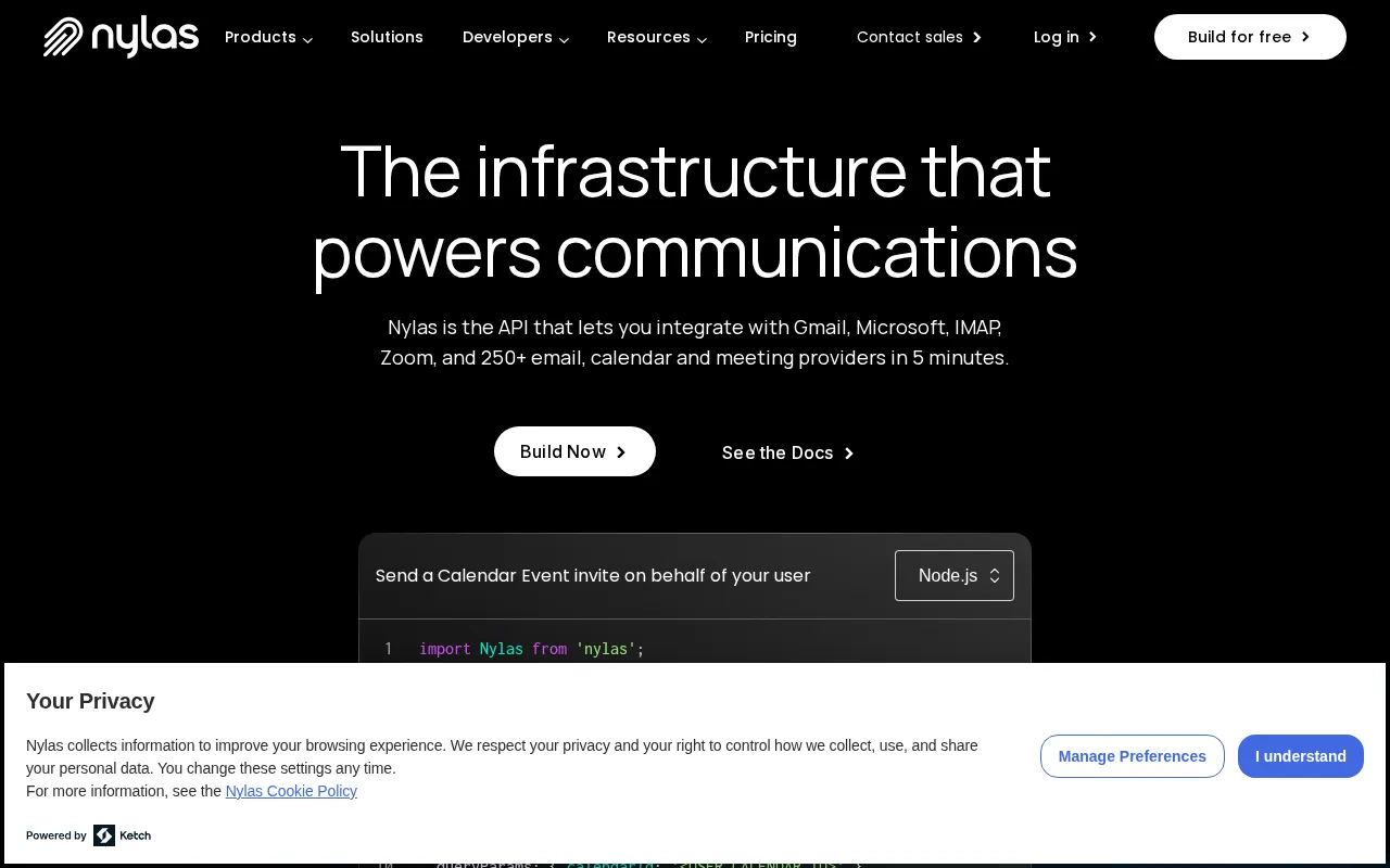 Nylas — preview screenshot