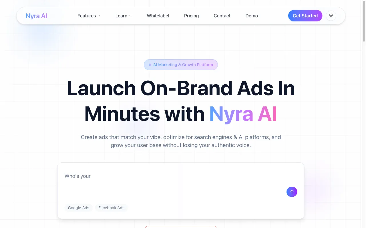Nyra AI — preview screenshot