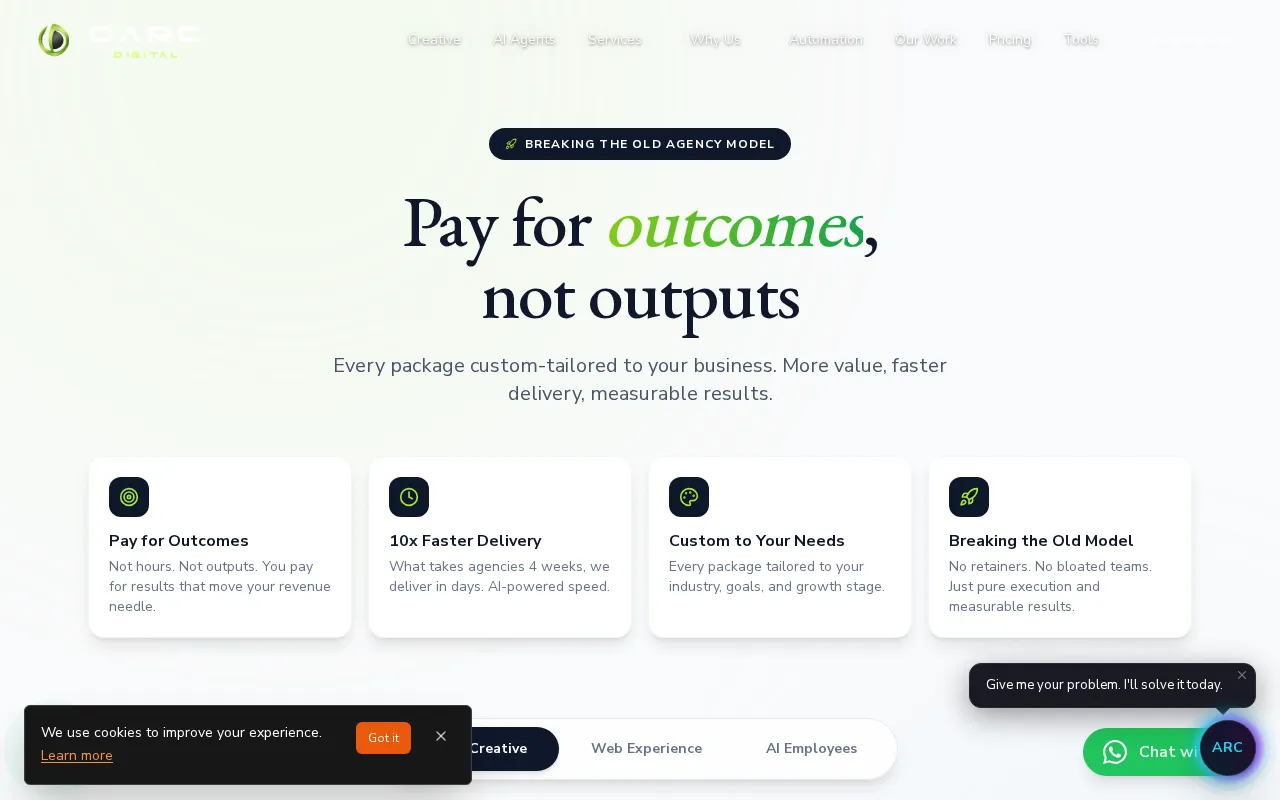 OARC Digital — pricing page