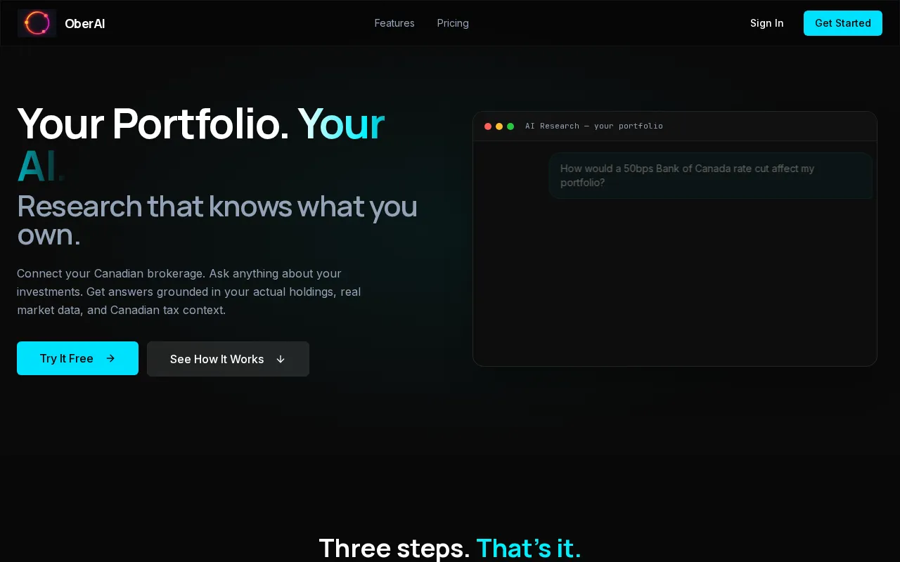 OberAI — preview screenshot