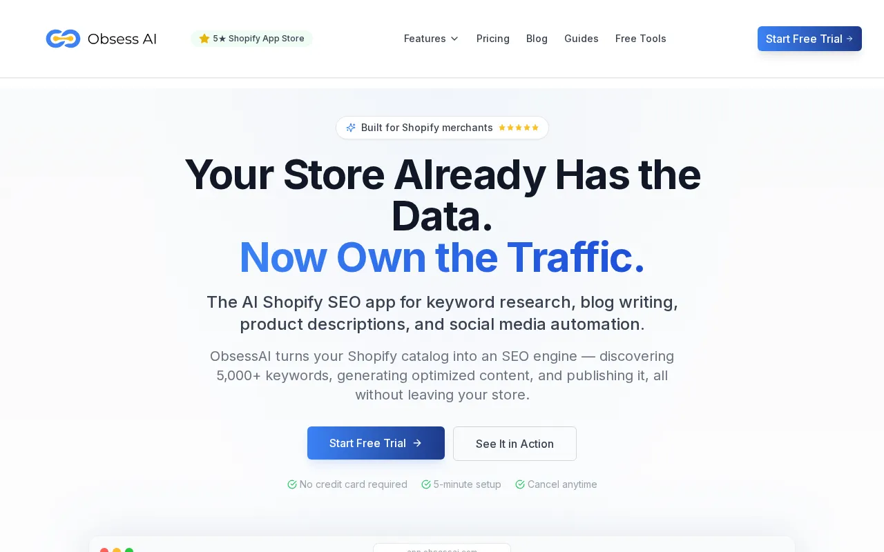 Obsess AI — preview screenshot