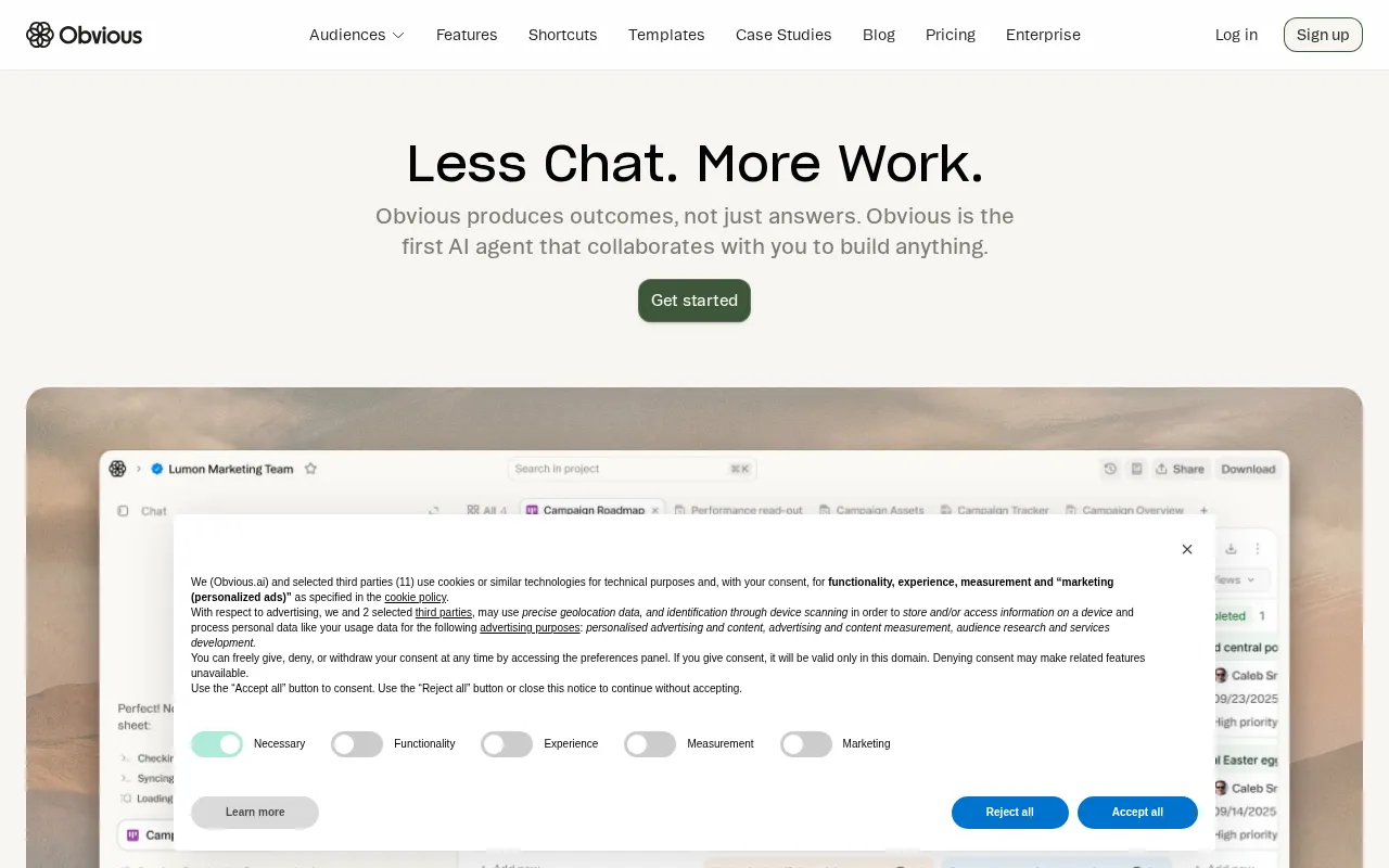 Obvious — preview screenshot