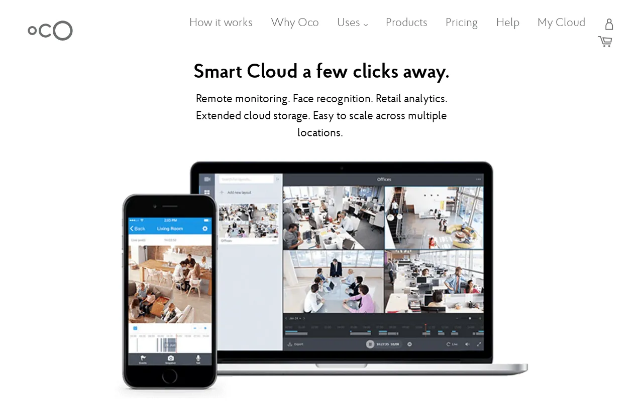 Oco Smart Cloud Cameras — preview screenshot