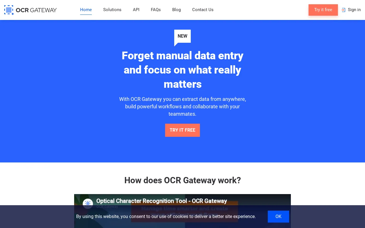 OCR Gateway — preview screenshot